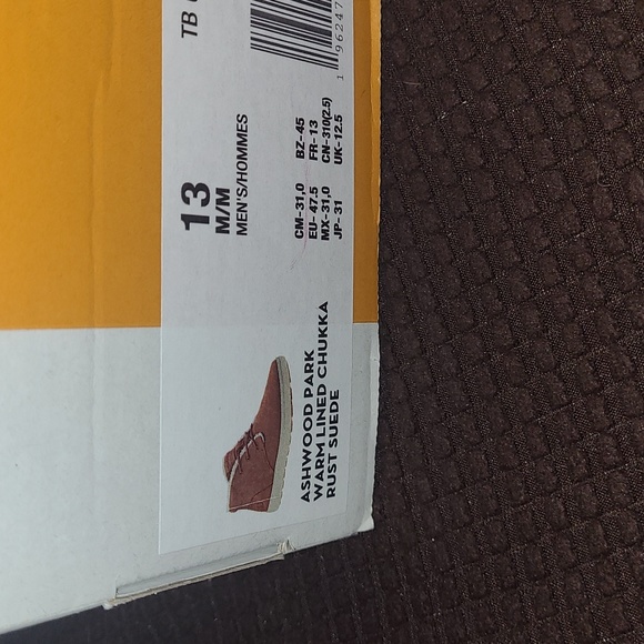 New Timberland "ASHWOOD PARK" Sherpa lined size 13 - Picture 7 of 7